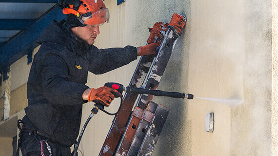 mycie pod ciśnieniem elewacji