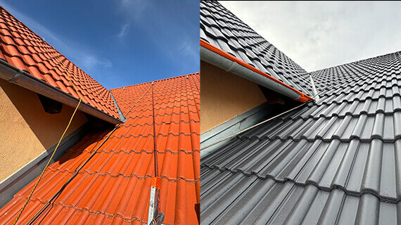 malowanie dachu na inny kolor