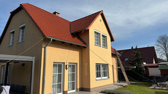 dach przed malowaniem