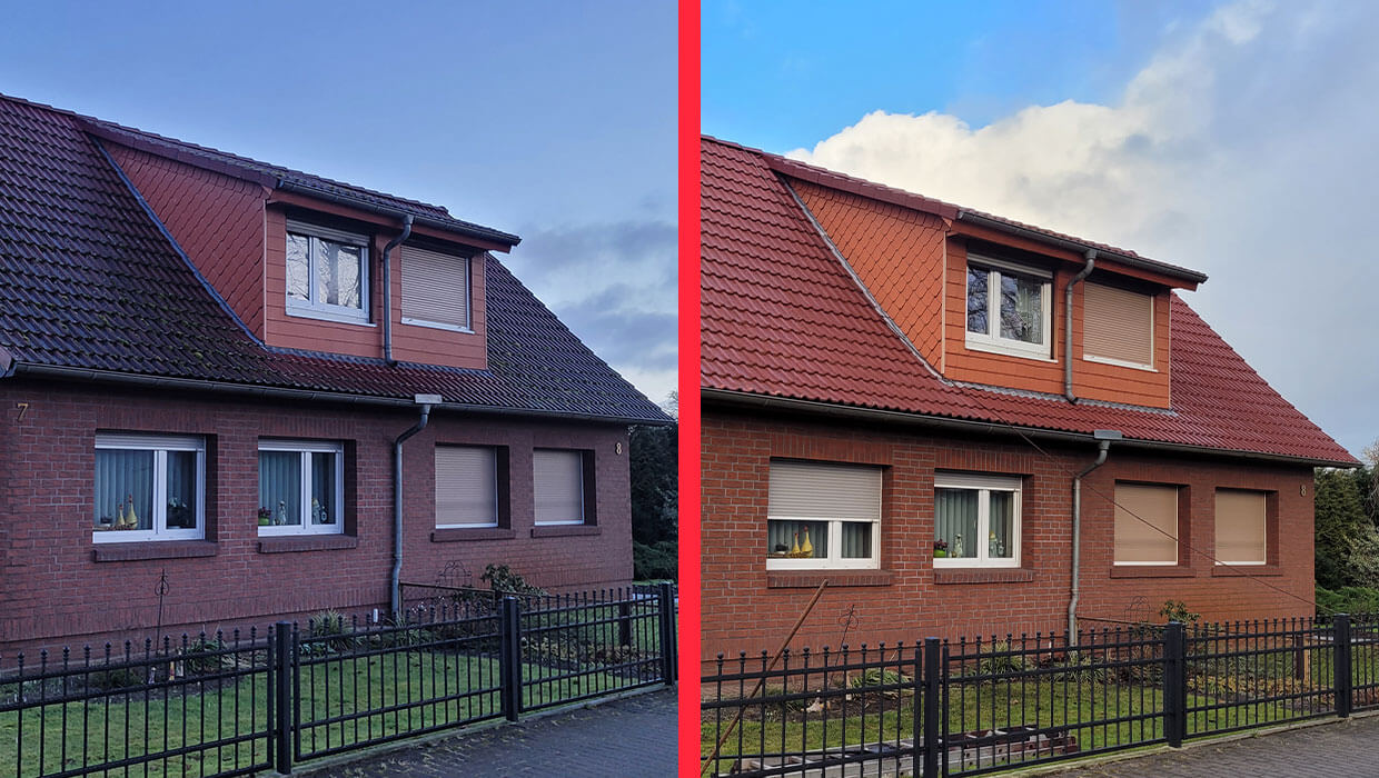 Birkenweg Wittenberge mycie dachu