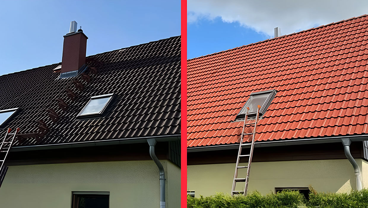 Czyszczenie dachówki i malowanie – Berlin, Niemcy