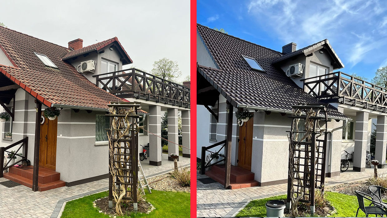 Malowanie dachu – Bojadła