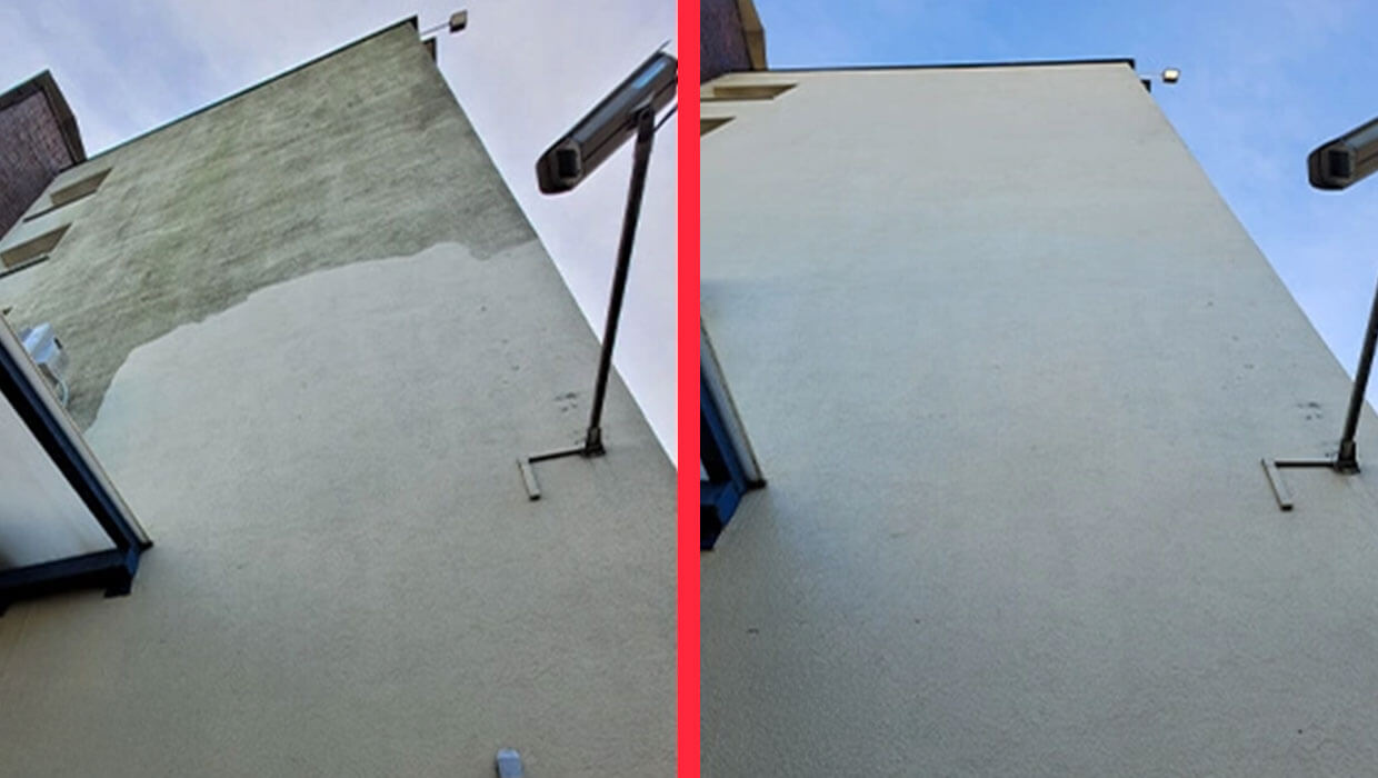 mycie elewacji budynku PGNiG