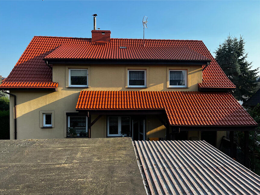 po czyszczeniu dachu szczecin efekty czyszczenia dachu w szczecinie