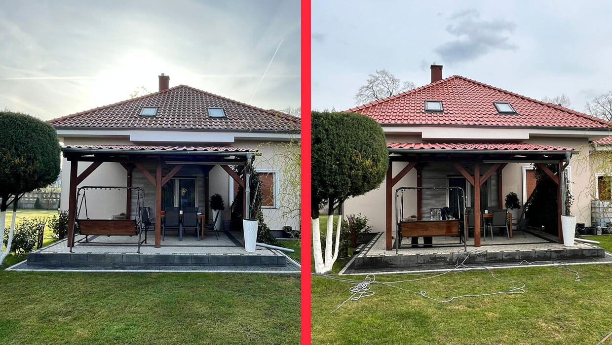 Czyszczenie dachu - Niedoradz