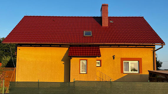 Czyszczenie i malowanie dachu w Wierzchowicach