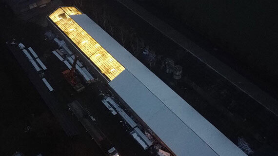 Wymiana dachu przed po