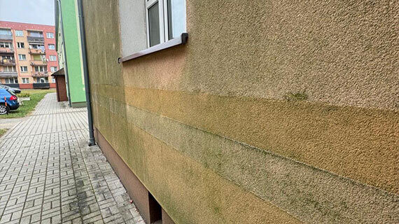 Elewacja czyszczenie Gubin Elewacja czyszczenie przed po