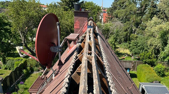 Wymiana łaty kaletniczej przed po