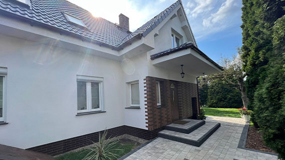 Po malowaniu dachu i elewacji