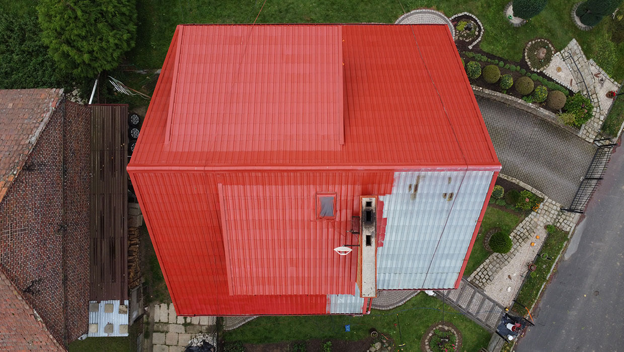 Mycie i malowanie dachu i elewacji Wojcieszowice