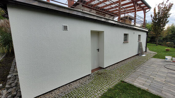 Malowanie elewacji przed po