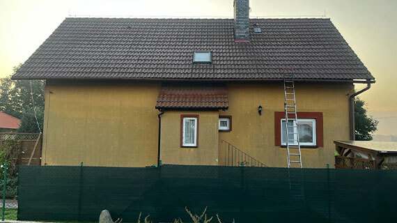 Czyszczenie i malowanie dachu w Wierzchowicach