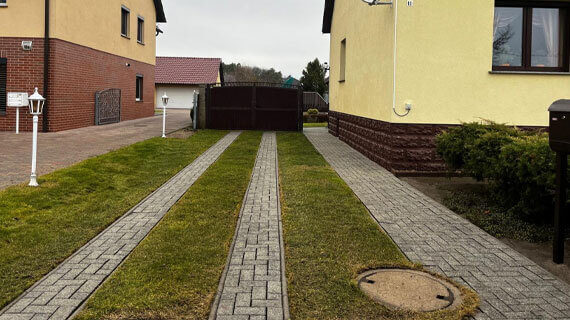 Kostka brukowa przed po