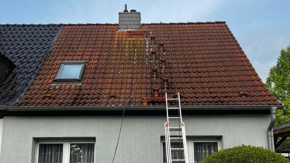 Mycie i impregnacja w Schraplau - przed i po