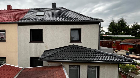 Mycie i malowanie dachów - Zwickau - efekt po Mycie i malowanie dachów - Zwickau - efekt po