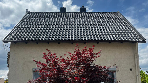 Po czyszczeniu i malowaniu dachu - Frankenthal Mycie i malowanie dachu w Frankenthal