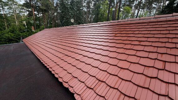 Po myciu i impregnacji dachu w Fichtenwalde Impregnacja dachu Fichtenwalde