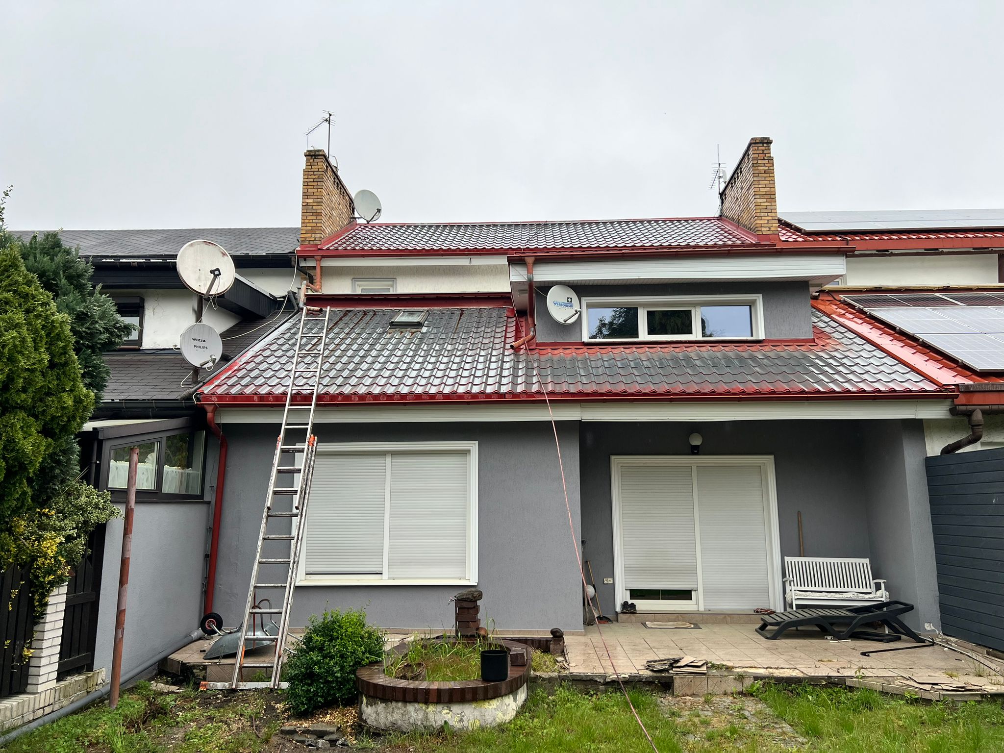 Stan po pomalowaniu dachu - Zielona Góra Stan po pomalowaniu dachu - Zielona Góra