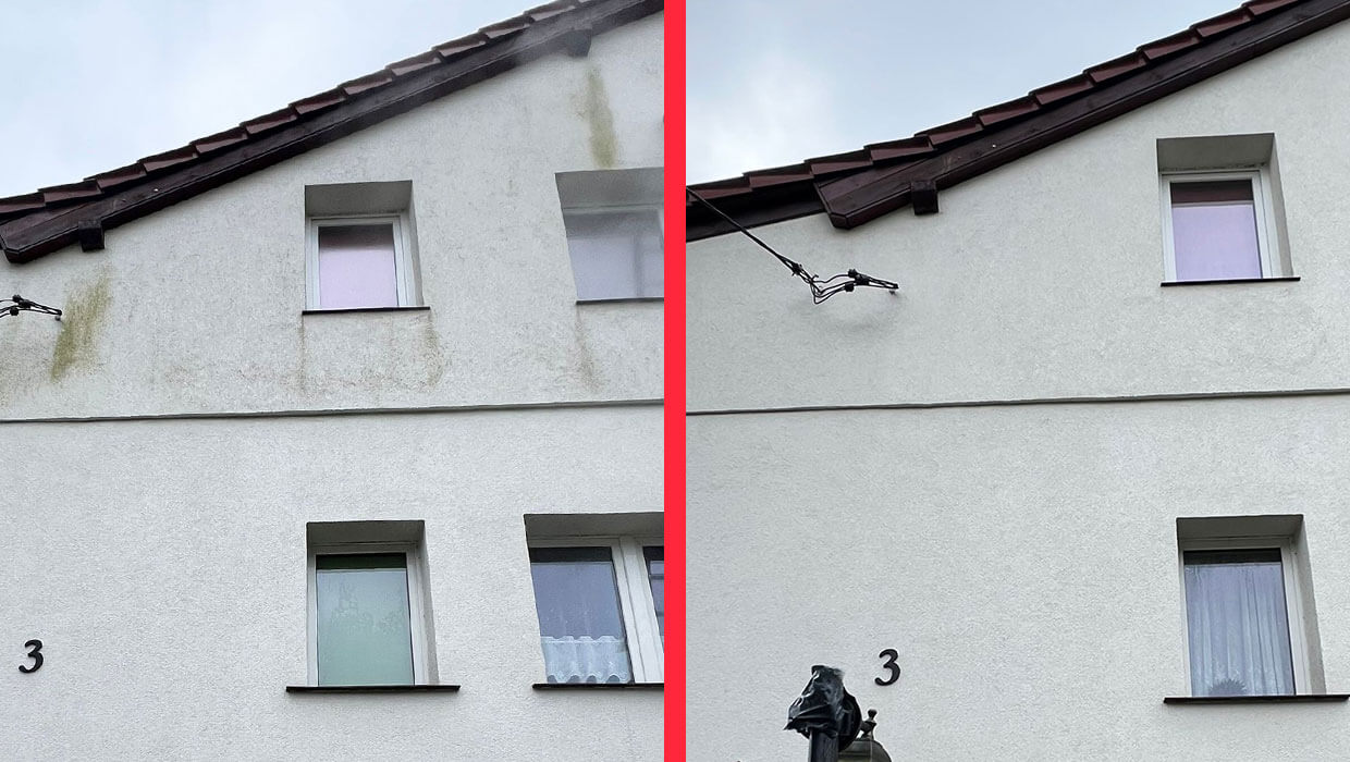 Mycie i odgrzybianie elewacji w Krośnie Odrzańskim