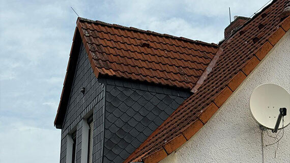 Belgern-Schildau - dach przed malowaniem Belgern-Schildau - firma do malowania dachu