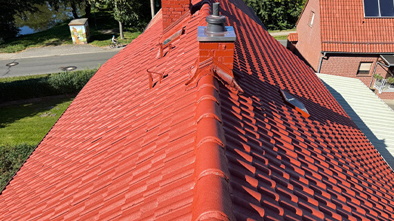 Po malowaniu dachu - Dessau-Rosslau Po malowaniu dachu - Dessau-Rosslau