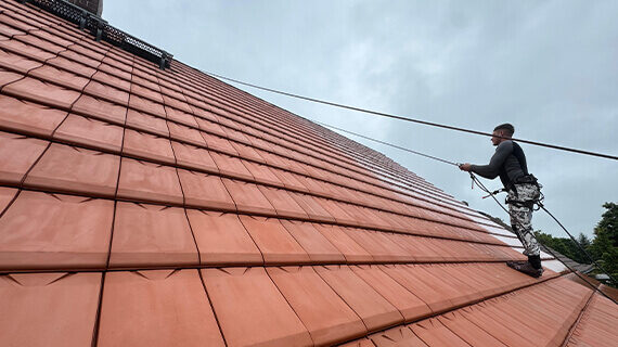 Renoskam w trakcie pracy w Neuhardenberg 