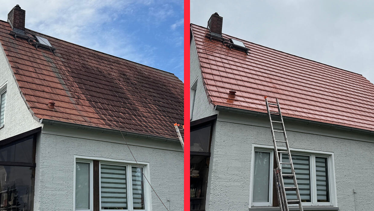 Czyszczenie i impregnacja dachu w Neuhardenberg