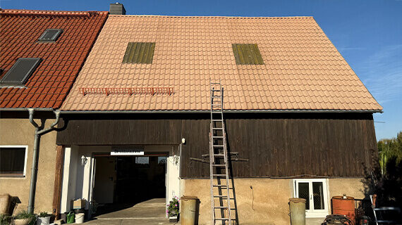 Dach do mycia i malowania w Kodersdorf Dwukrotne malowanie dachu Kodersdorf