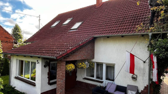 dach przed malowaniem