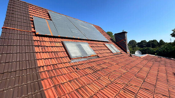 Słubice - naprawa i malowanie dachu