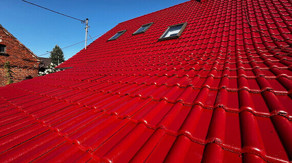 Malowanie dachu Bojadła