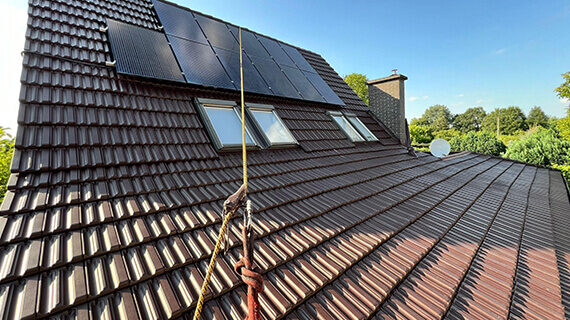 Słubice - naprawa i malowanie dachu