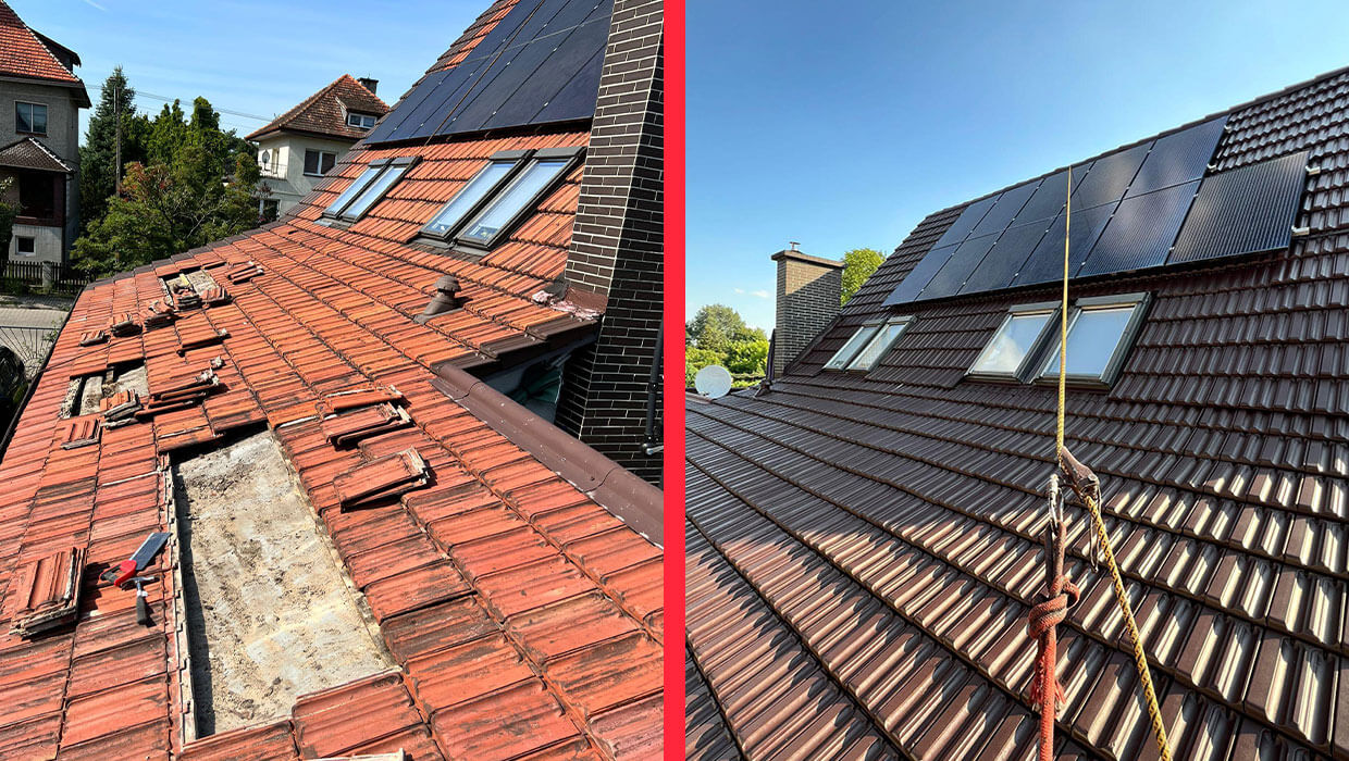 Naprawa i malowanie dachu w Słubicach