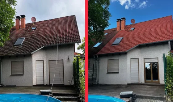 Odświeżanie dachów - malowanie, czyszczenie, impregnacja dachziegel malen