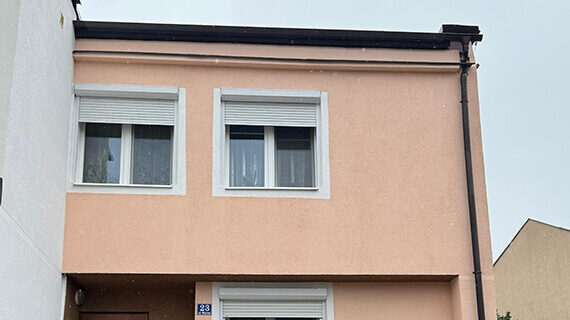 Mycie elewacji przed i po - Krosno Odrzańśkie