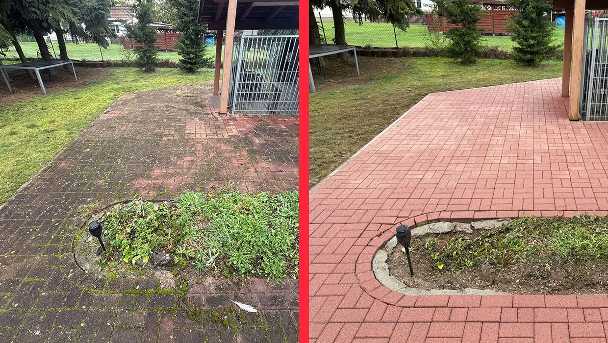 Czyszczenie i renowacja kostki brukowej