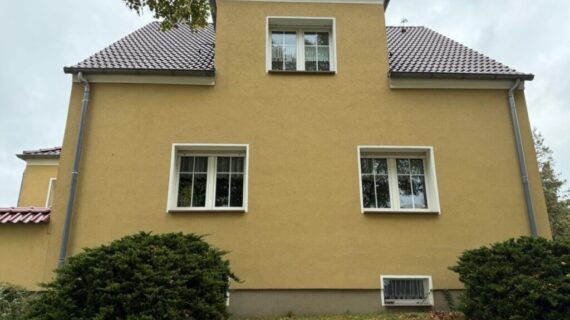 Po myciu i malowaniu dachu - Roskow Malowanie dachu przed i po - Roskow