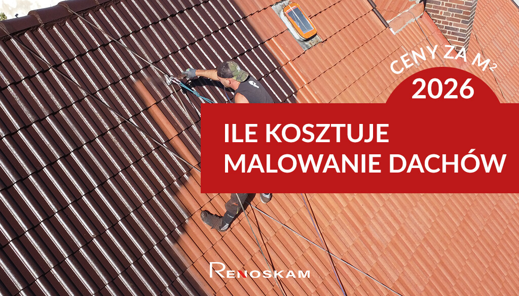Ceny malowania dachu - ile kosztuj malowanie dachu w 2026 roku?