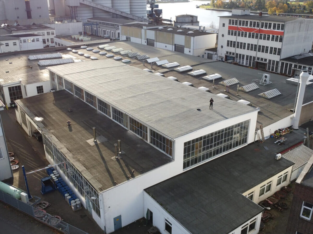 Dach po renowacji w Bremen Dach po renowacji w Bremen