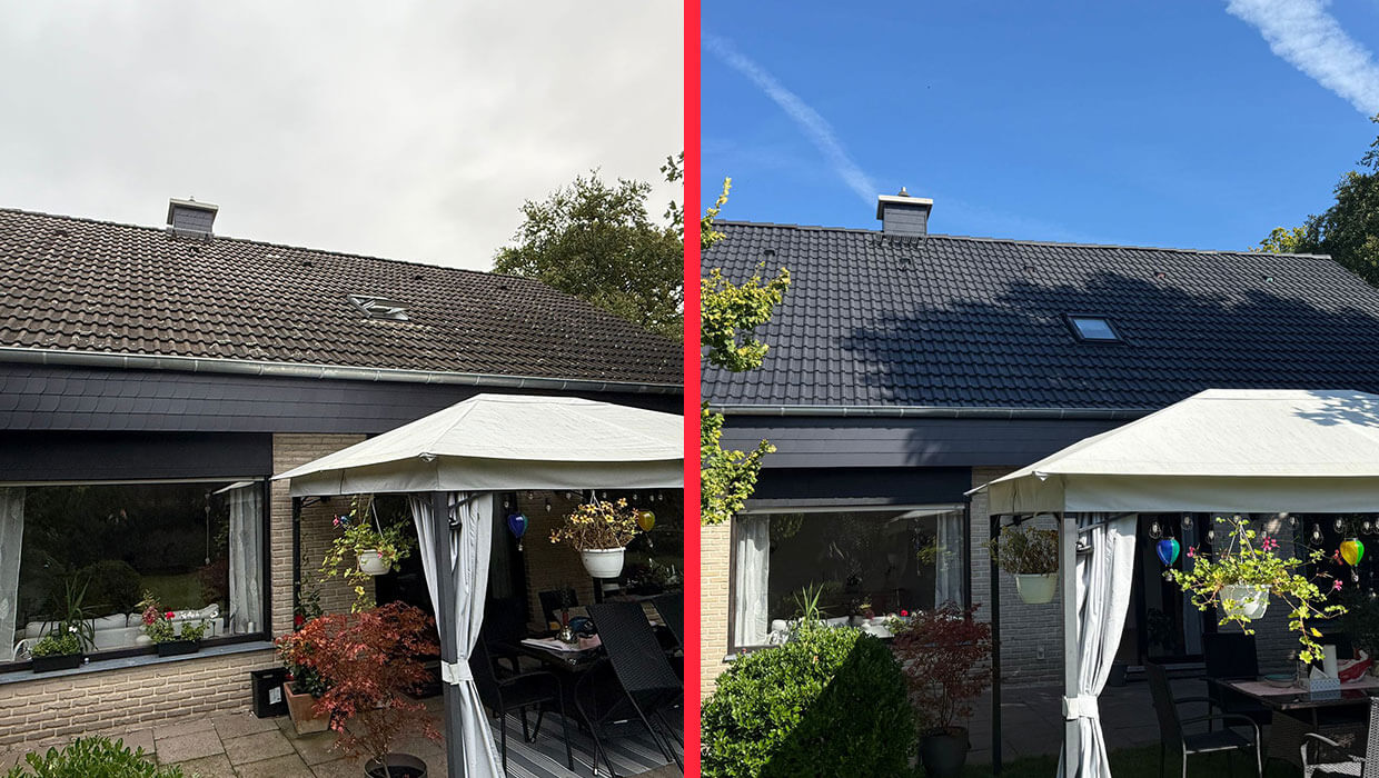 Mycie i malowanie dachu w Ladbergen