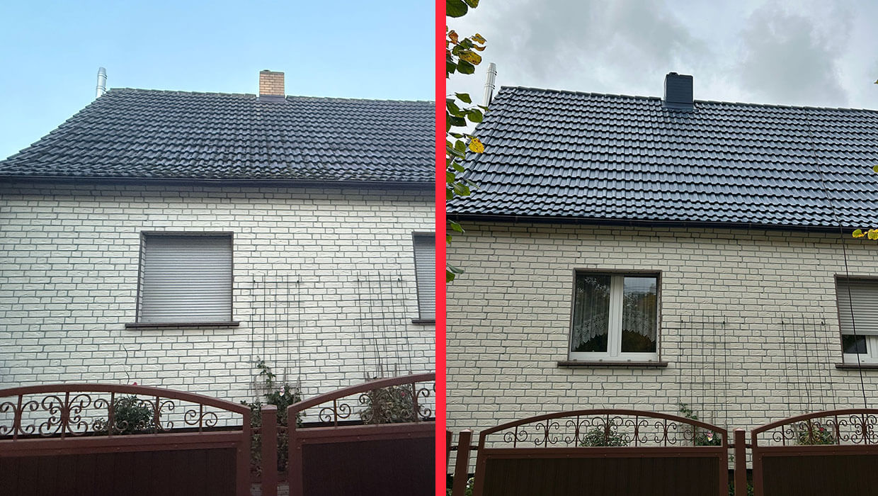 Mycie i malowanie dachu w Luchhmee