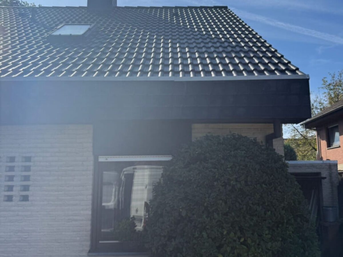 Po myciu i malowaniu dachu - Ladbergen