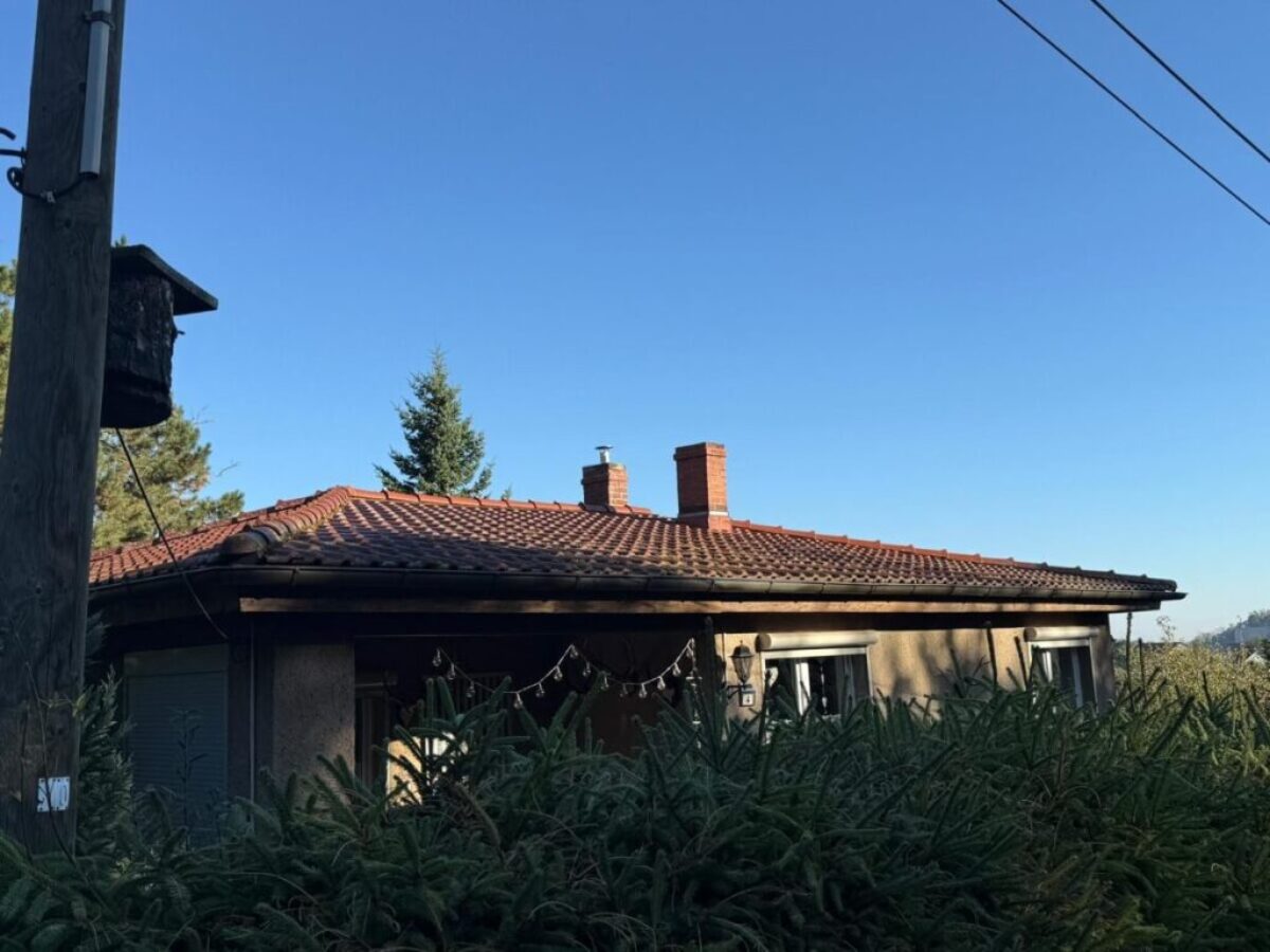 Przed malowaniem dachu Sömnitzer Ring, Jahnatal-2 Przed malowaniem dachu Sömnitzer Ring, Jahnatal-2