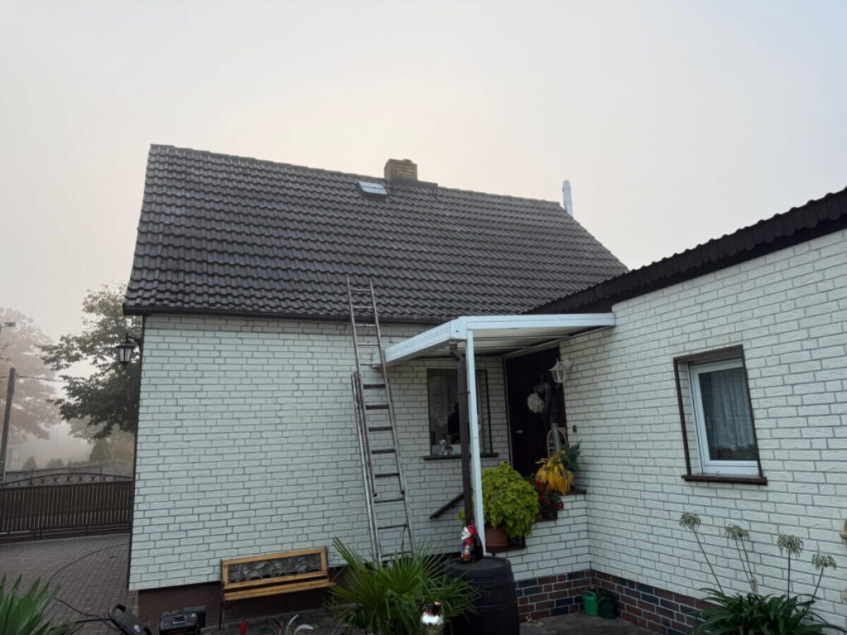 Przed myciem i malowaniem dachu - Luchhmee