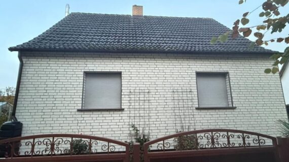 Przed myciem i malowaniem dachu w Luchhmee