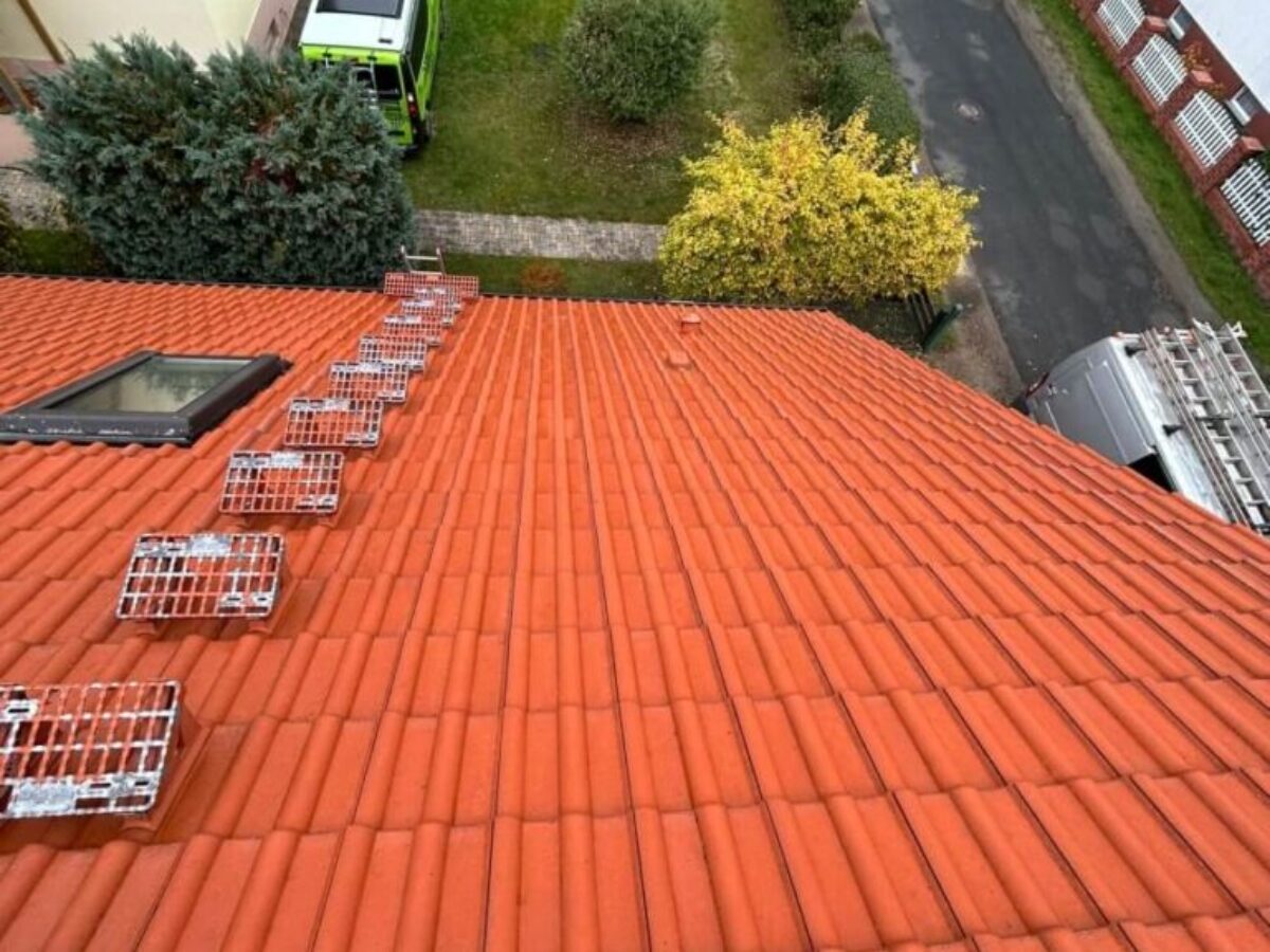 Czyszczenie dachu w Möser - po Czyszczenie dachu w Möser - po