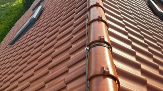 Efekt po czyszczeniu dachu w Radibor Mycie i malowanie dachu w Zwickau - efekt przed i po