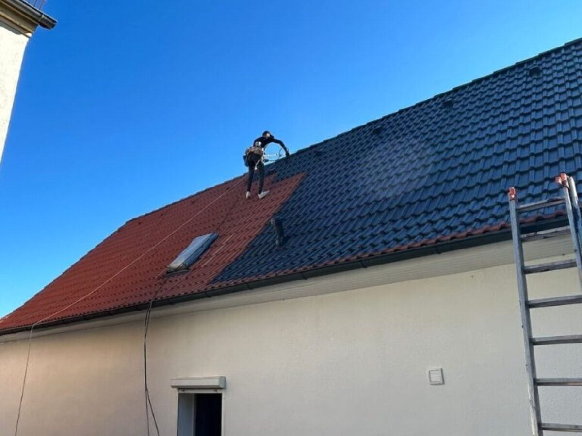 Malowanie dachu w Krostitz Malowanie dachu w Krostitz