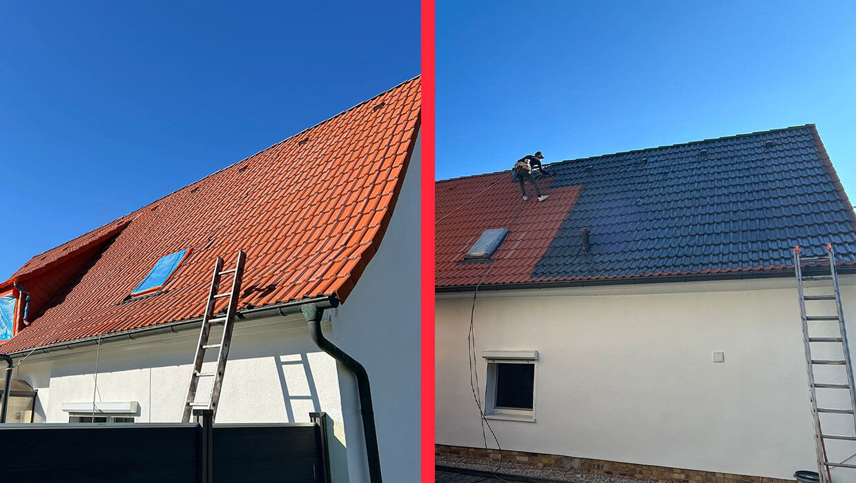 Krostitz malowanie dachu